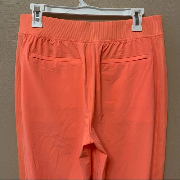 Athleta Brooklyn Ankle Pant Sunset Glow Coral Size 10 Tall NWOT New - Picture 11 of 15